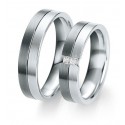Alliance or blanc & diamants