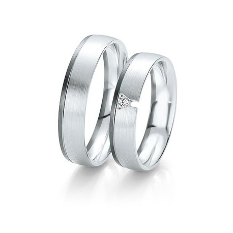 Alliance or 750/1000 Breuning Black & White Diamant