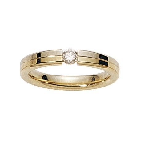 Bague de Fiançaille or et diamants createur 