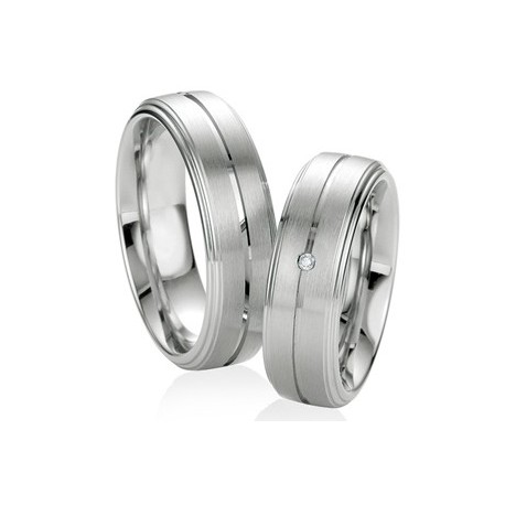 Alliance Argent 925/1000 diamants