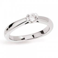 Alliance solitaire Fantaisie Bijoux Ponce