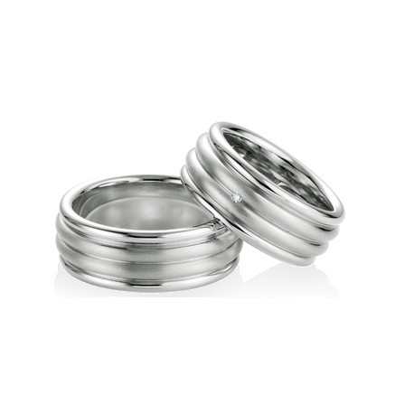 Alliance de mariage Argent 925/1000 createur Breuning