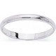 Alliance de mariage en argent 925/1000 carrée