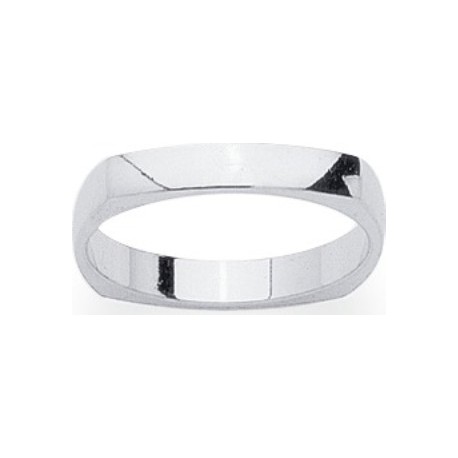 Alliance de mariage en argent 925/1000 creative
