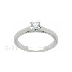 solitaire or blanc Créateur Orest