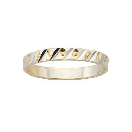 Alliance fantaisie or 9 carats INSOLITE