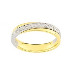 Alliance deux ors entralacée createur Girard INSOLITE