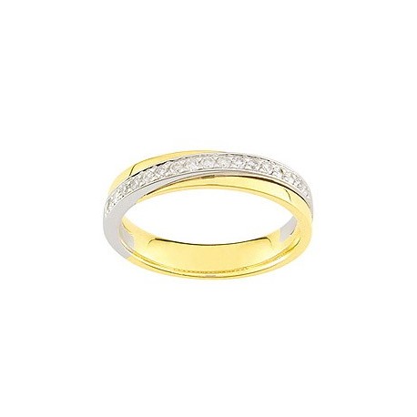 Alliance deux ors entralacée createur Girard INSOLITE